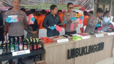 Polres Lubuk Linggau ungkap berbagai kasus dalam Operasi Pekat Musi 2025