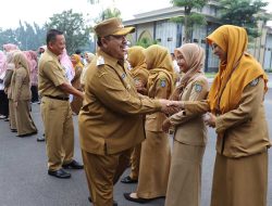 Bupati Jombang Pimpin Apel Perdana Serukan Semangat Ibadah Dan Kerja Tim