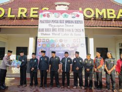 Polres Jombang bagikan parcel Lebaran kepada Paguyuban Silat