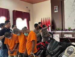 Polisi Tangkap 3 Komplotan Curanmor Yang Beraksi di Kos Kota Mojokerto