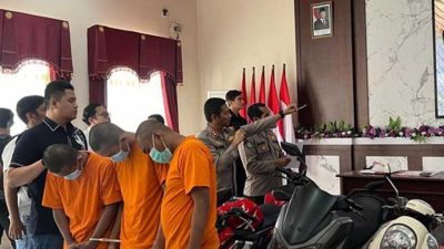 Polisi Tangkap 3 Komplotan Curanmor Yang Beraksi di Kos Kota Mojokerto