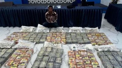 Bareskrim polri tangkap kurir 192 Kg Sabu di Aceh