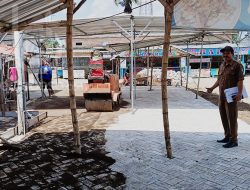 Pemdes Jogoroto Jombang Bangun Paving di Area PKL dari DD 2025