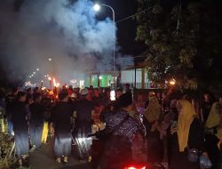 Semarak takbir keliling malam Idul Firi 2025 di Desa Gondek Jombang