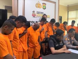 Polsi Meringkus 10 Orang Yang Terlibat Kericuhan Perebutan Lahan di Kemang