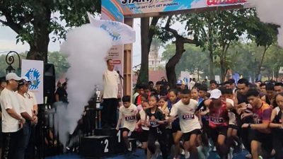 Ribuan Peserta Semarakkan Forkopimda Cotton Run Bersama Gekrafs
