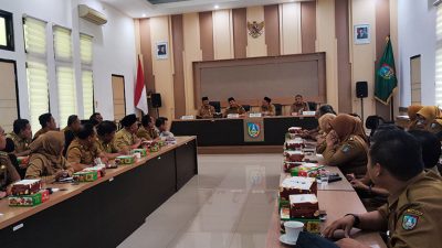 Bupati Jombang Pimpin Monev PBB-P2, Perkuat Senergi dan Perluas Kanal Pembayaran Pajak