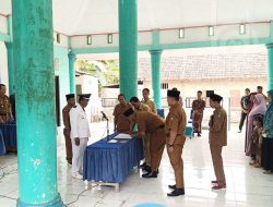 Kades Trawasan Jombang Lantik Kaur Perencanaan dan Kepala Dusun