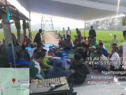 Petani Ngampungan Jombang Gelar Sedekah Wiwit Panen dan Tanam