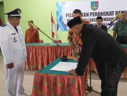 Kades Kedungbetik Jombang Lantik Ali Akbar Sebagai Kasi Pemerintahan