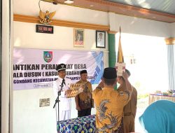 Kades Sumbergondang Jombang Lantik Kepala Dusun Bedander