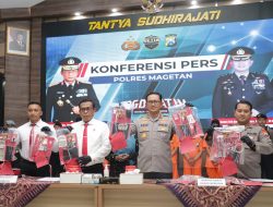 Operasi Tumpas Semeru 2025 : Polres Magetan Ringkus 11 Tersangka Narkoba