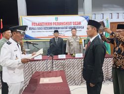 Kades Jombatan Resmi Melantik Kasi Kesra