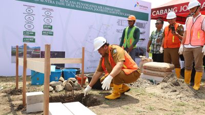 Tingkatkan Pengelolaan Limbah Industri Tahu, Jombang Bangunan IPAL Komunal