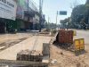 Dinas Perkim Jombang Kebut Proyek Drainase dan Trotoar Jalan KH. Abdurrahman Wahid