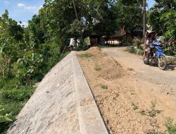 Pemdes Plabuhan Jombang Bangun Jalan Rabat Beton dan TPJ dari Dana Desa