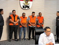 KPK Tahan 4 Tersangka Korupsi Dana Hibah Pokmas Pemprov Jatim
