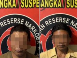 Edarkan Sabu, Dua Warga OKI Ditangkap Polres Muara Enim