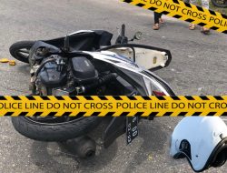 Pemotor di Bantul Tewas Usai Tabrak Spanduk di Jalan Imogiri Barat Sewon