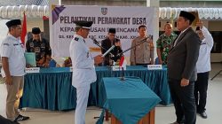 Kades Kesamben Resmi Melantik Kaur Perencanaan