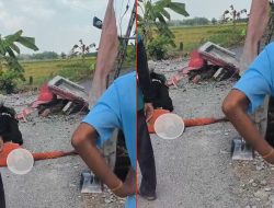 Pekerja Tewas Tertimpa Puing Bangunan Saat Perbaiki Gapura Desa Sukodadi Lamongan