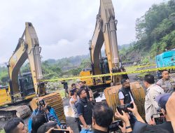 Tim Gabungan Gerebek Tambangan Ilegal Beromzet Rp 3 Triliun di Srumbung Magelang