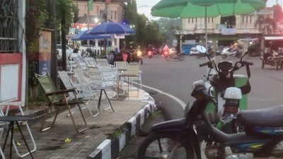 Rampas Hak Publik, Trotoar dan Bahu Jalan di Alon-Alon Jepara Dikuasai PKL