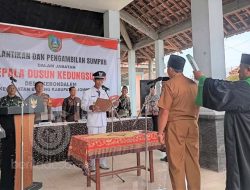 Kades Kebondalem Jombang Lantik Kepala Dusun Kedungsuruh