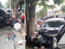Avanza Tabrak Tujuh Motor di Jombang, Satu Nyawa Melayang