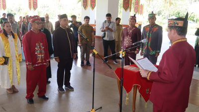 Pelantikan Damang : Katingan Perkuat Peran Adat dalam Pembangunan Daerah