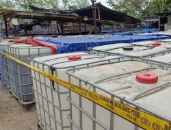 Polisi Grebek Tiga Gudang BBM Ilegal di Pesawaran Lampung, 32 Orang Ditangkap