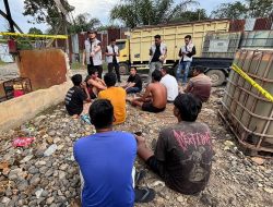 Gudang BBM Ilegal di Musi Rawas Digerebek Polisi, 12 Orang Ditangkap