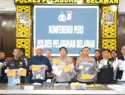 Polres Belawan Uangkap 320 Kasus Narkoba Hingga Kejahatan Jalanan