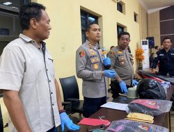 Polres Pacitan Tangkap Bapak & Anak Pelaku Penyiraman Cairan Kimia Pedagang Tempe