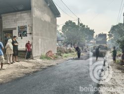 Pemdes Mayangan Jombang Gunakan ‘Mantra’ 2026 Bangun Jalan Hotmix