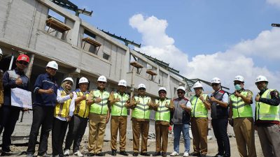 Bupati Jombang Tinjau Pembangunan Sekolah Rakyat di Tunggorono