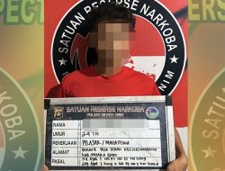 Edarkan Sabu Mahasiswa Asal Glumbang Disikat Polres Muara Enim