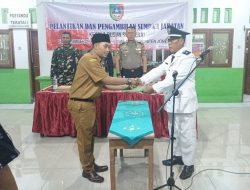 Kades Sumberjo Jombang Lantik Nanda Ari Hermawan Sebagai Kasun Sumberjo