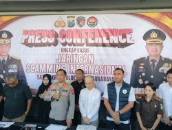 Polrestabes Surabaya Tetapkan Satu Tersangka Baru Kasus Scamming Jaringan Internasional