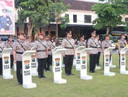 Kapolres Jombang Pimpin Sertijab Kasat Reskrim dan Sejumlah Kapolsek