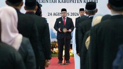 Bupati Dhito Lantik 121 Pejabat Pemkab Kediri