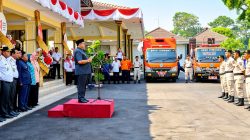 Bupati Jombang Lepas Armada Pengangkut 10.118 Kg Beras Bantuan Gempa NTT