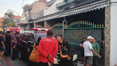 Kebakaran : Kakak Beradik di Surabaya Tewas Terjebak dalam Kamar Terkunci Rantai