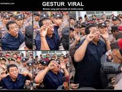 VIRAL : Aksi Provokatif Pria Berbaju Hitam Ejek Demo Hari Tani Bengkulu Jadi Sorotan
