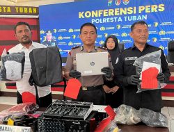 Kecanduan Judol, Mahasiswa dan Pekerja Swasta di Tuban Nekat Bobol 13 Sekolah