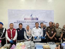 BPOM Bongkar Pabrik Kosmetik Ilegal Senilai Rp16 Miliar di Mojokerto