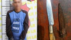 Kedapatan Bawa Sajam Saat Razia, Petani Asal Muara Enim Diciduk Polres Ogan Ilir