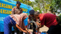 Brimob Polda Jatim Salurkan 40 Ribu Liter Air Bersih Untuk Warga Gresik dan Sidoarjo