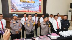 Tiga Bulan Terakhir, Polres Jombang Amankan 51 Tersangka dan 51 Ribu Butir Pil Koplo